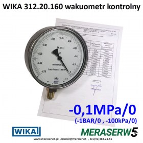 312.20.160 -0,1MPa-0 WIKA
